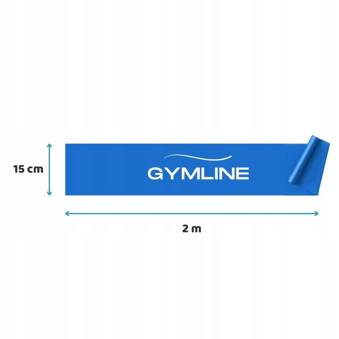 Set of 5 Resistance Bands 200 cm FLAT BAND for Rehabilitation exercises Packaging status original