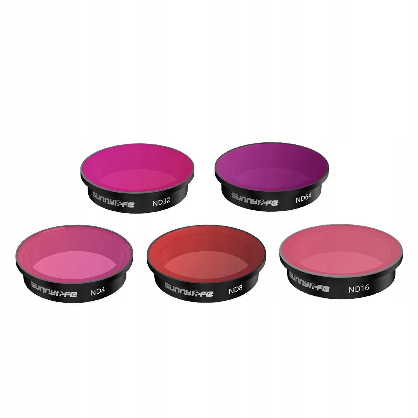 Set of 5 grey filters SUNNYLIFE ND 4/8/16/32/64 - DJI FPV (FV-FI9324-5N)