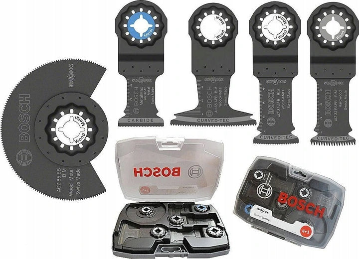 Set of 5 saw blades Bosch Starlock AIZ32AT AIZ32BSPB AII65APB ACZ85EB Purpose aluminum wood nonferrous metal chipboard steel stainless steel - INOX synthetic materials