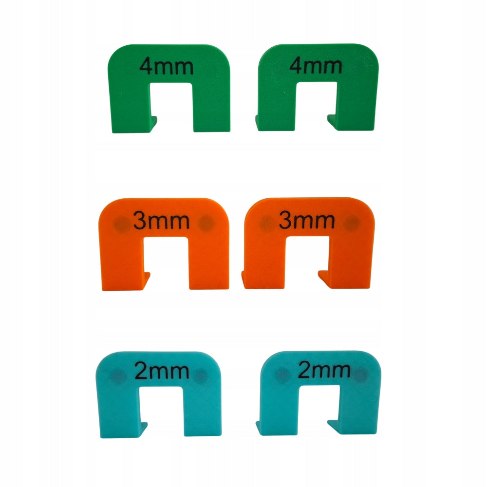 Set of 6 Hinged Magnetic Front Mounting Spacers 2mm 3mm 4mm EAN (GTIN) 5908039790068