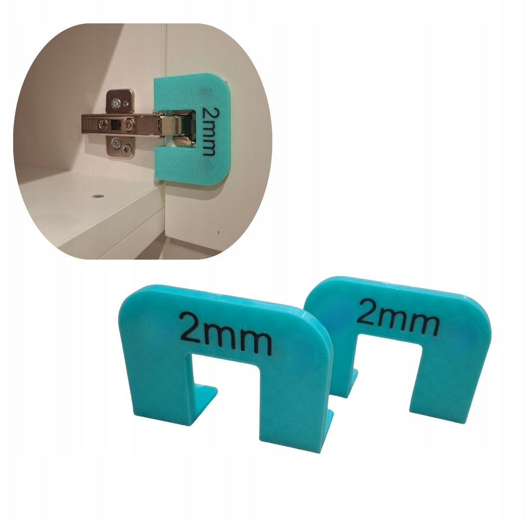 Set of 6 Hinged Magnetic Front Mounting Spacers 2mm 3mm 4mm Manufacturer code M3D-LAB_100044