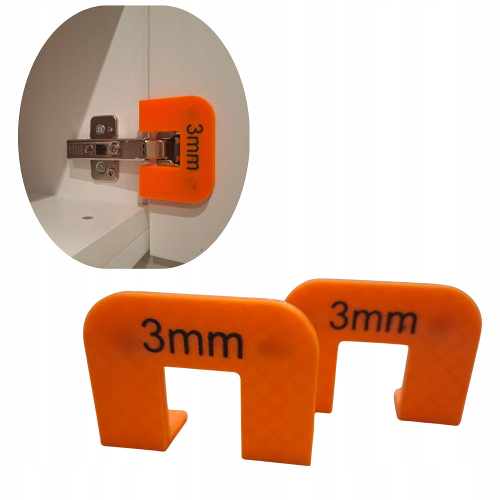 Set of 6 Hinged Magnetic Front Mounting Spacers 2mm 3mm 4mm Packaging status original