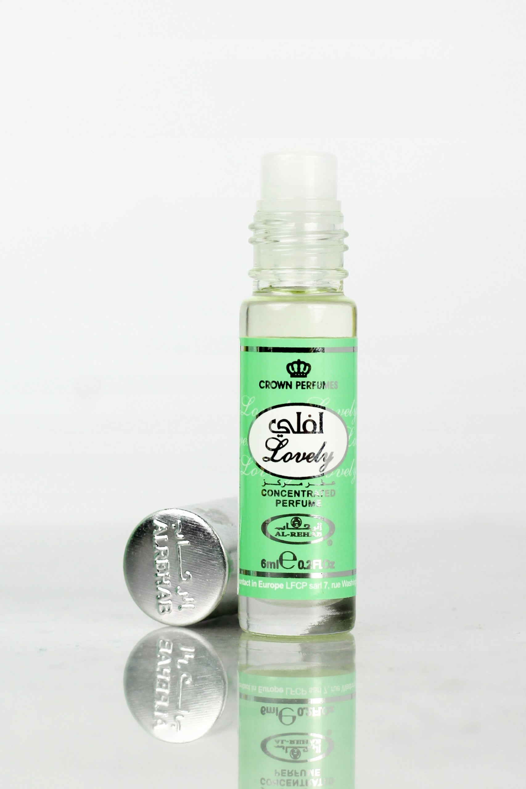 Set of 6 Perfumes in Oil LOVELY CPO Women's 6 ml Al Rehab Brand Al-Rehab