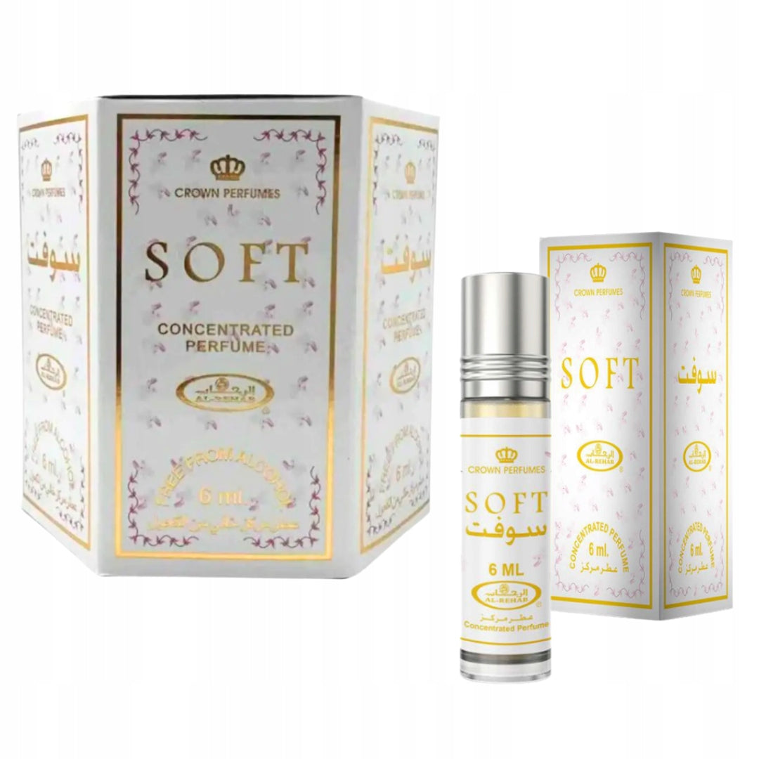 Set of 6 Perfumes in SOFT CPO Women's Oil 6 ml Al Rehab