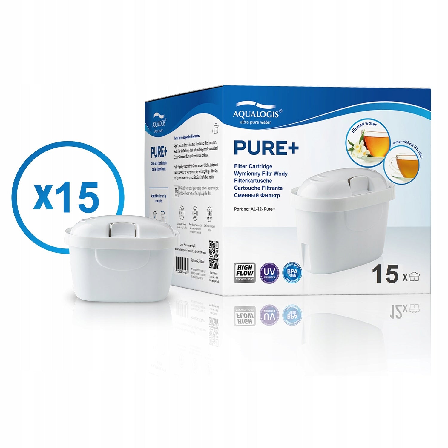 Set of Aqualogis Pure+ 15pcs