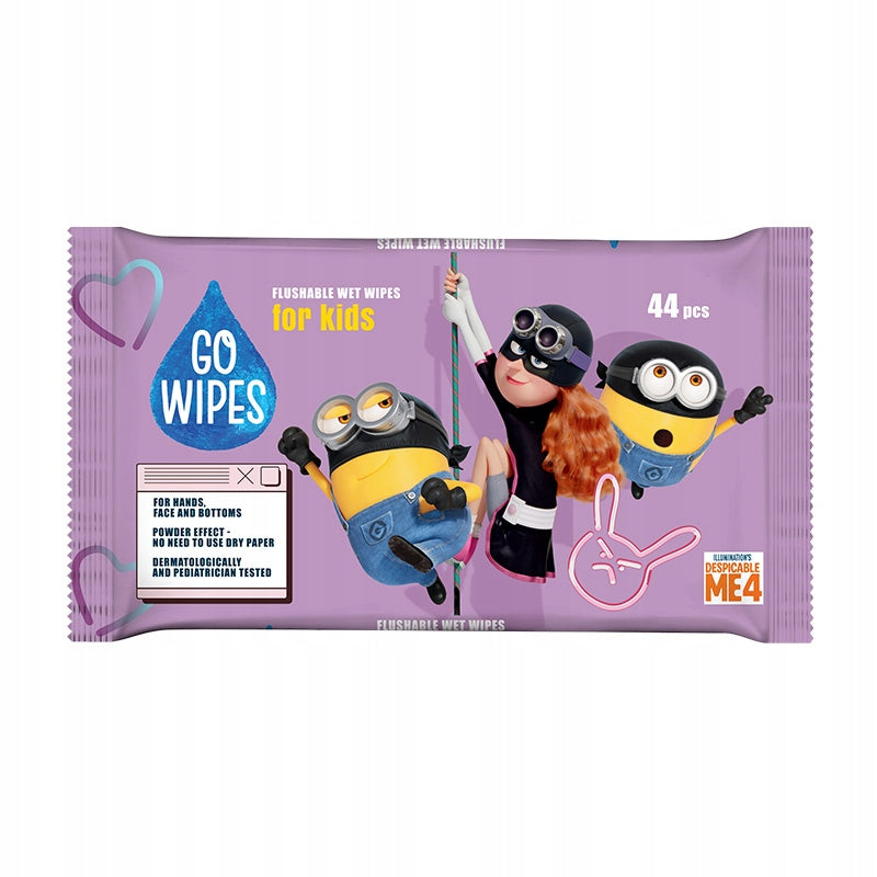 Set of Bandanas GoWipes + Novita Minions 1+1, 44 pcs. + 12 pcs. Brand GoWipes