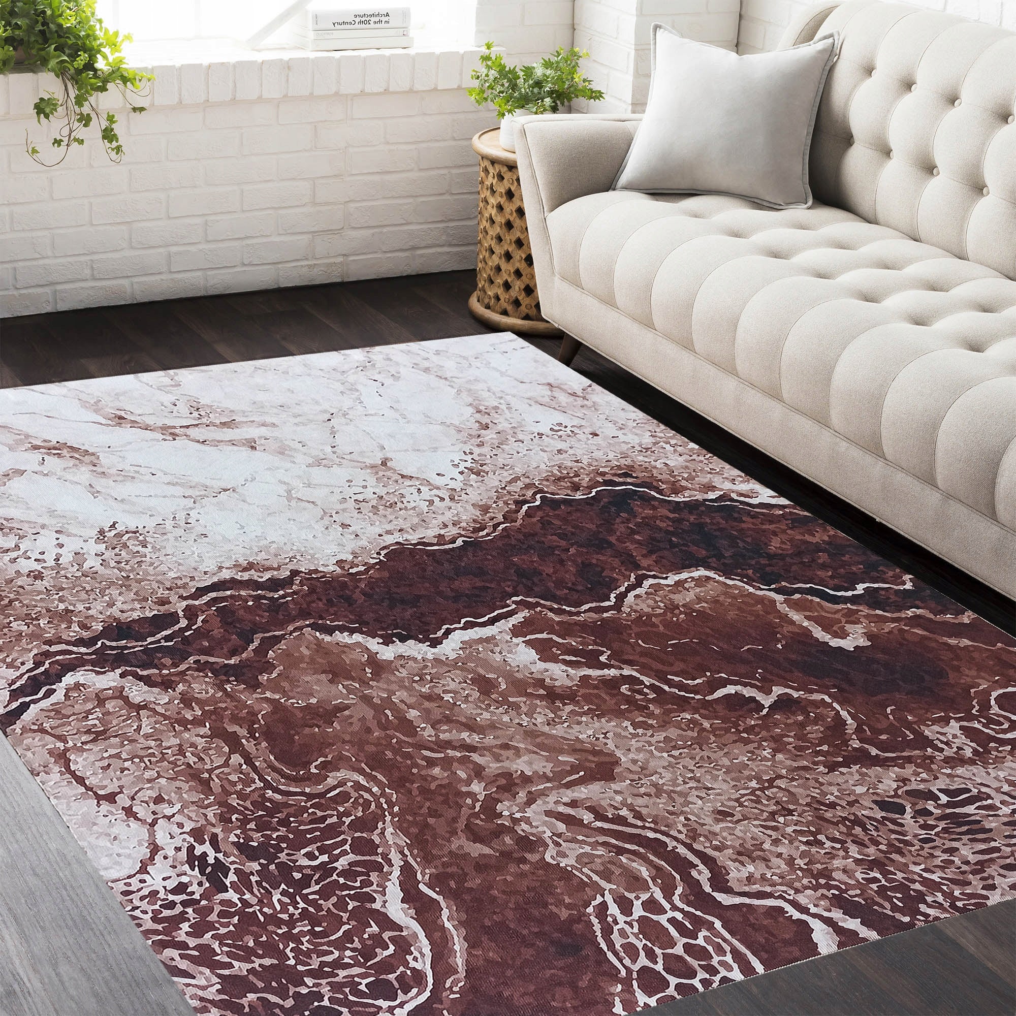 Set of Bathroom Rugs Horeca 60x100 + 80x150 111 brown EAN (GTIN) 5905490920881