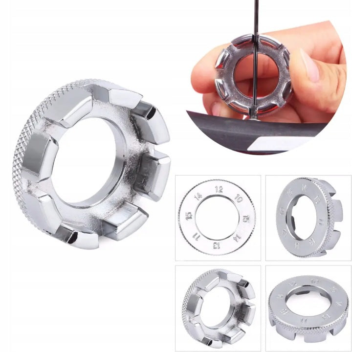 Set of Bicycle Tools for Chain Keys for Hub Bacik Skuwacz 7 el. Manufacturer code ZESTAW XXL NARZĘDZI ROWEROWYCH KLUCZE KORBY