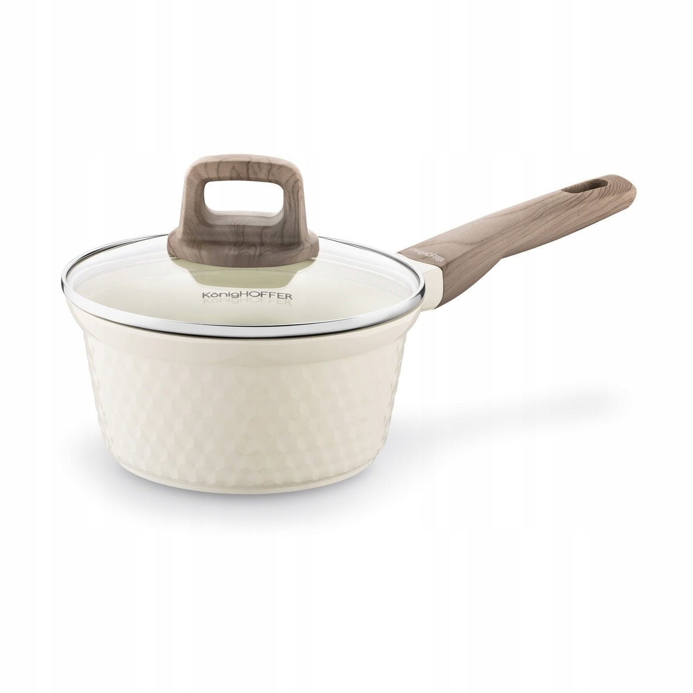 Set of CERAMIC POTS Induction PAN Cream Konighoffer Rosti 9el Brand Konighoffer