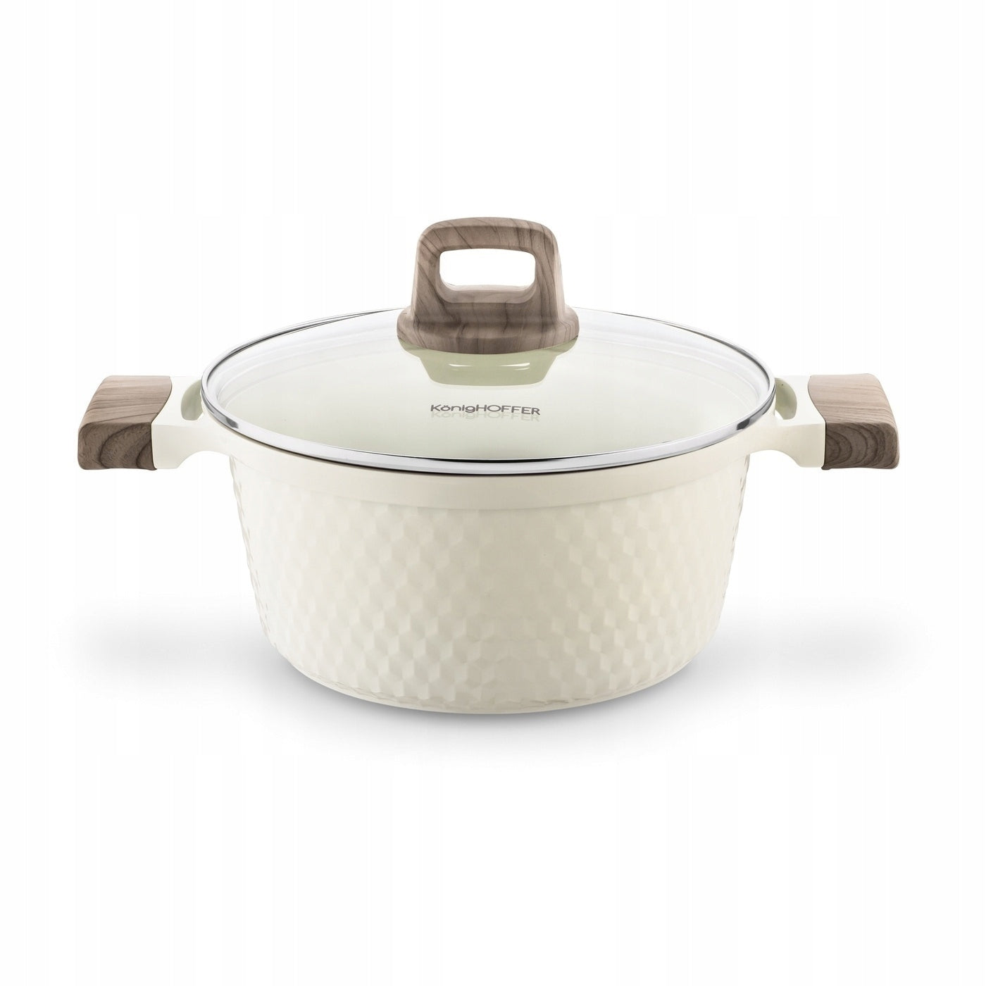 Set of CERAMIC POTS Induction PAN Cream Konighoffer Rosti 9el Packaging status original