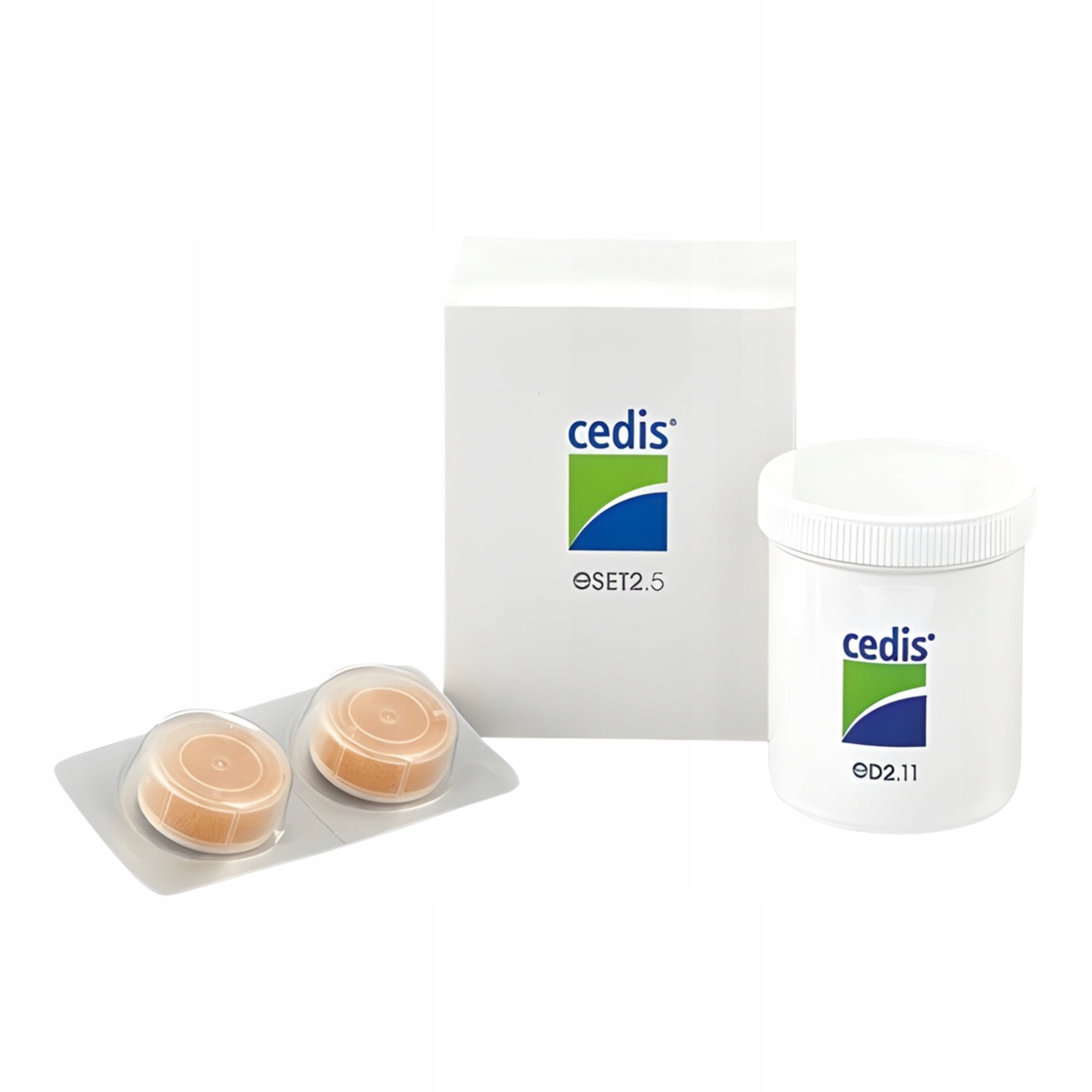 Set of Dehumidifying Capsules for Hearing Aids with Cedis Container