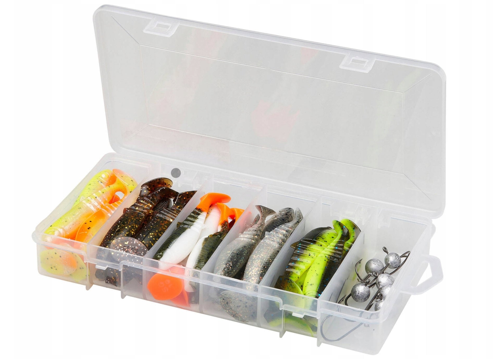 Set of FISHING RUBBERS CANNIBAL SHAD MIX 10-12.5cm 36pcs Savage Gear