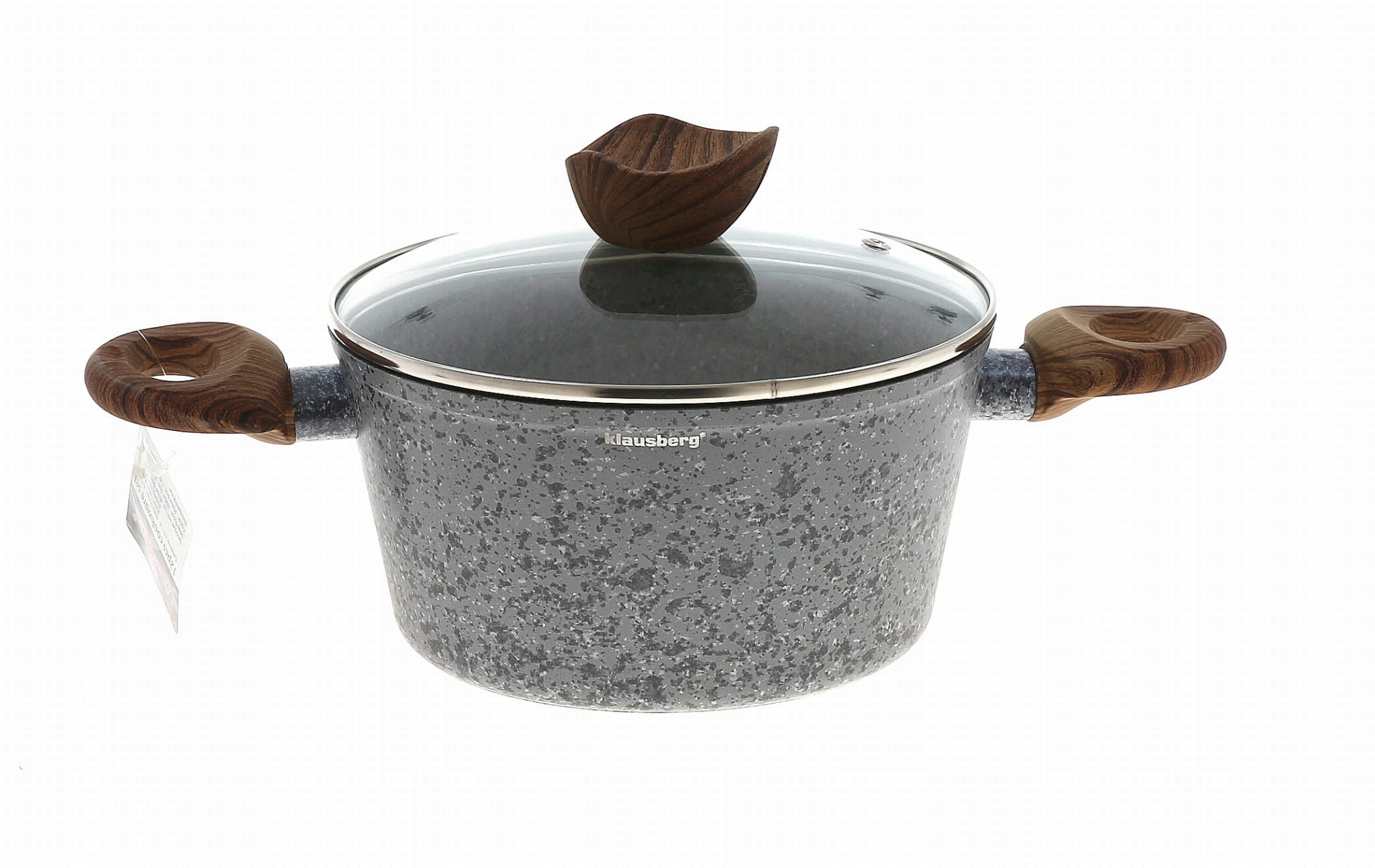 Set of GRANITe pots MARBLE Induction Gas KLAUSBERG KB 7242 Material aluminum