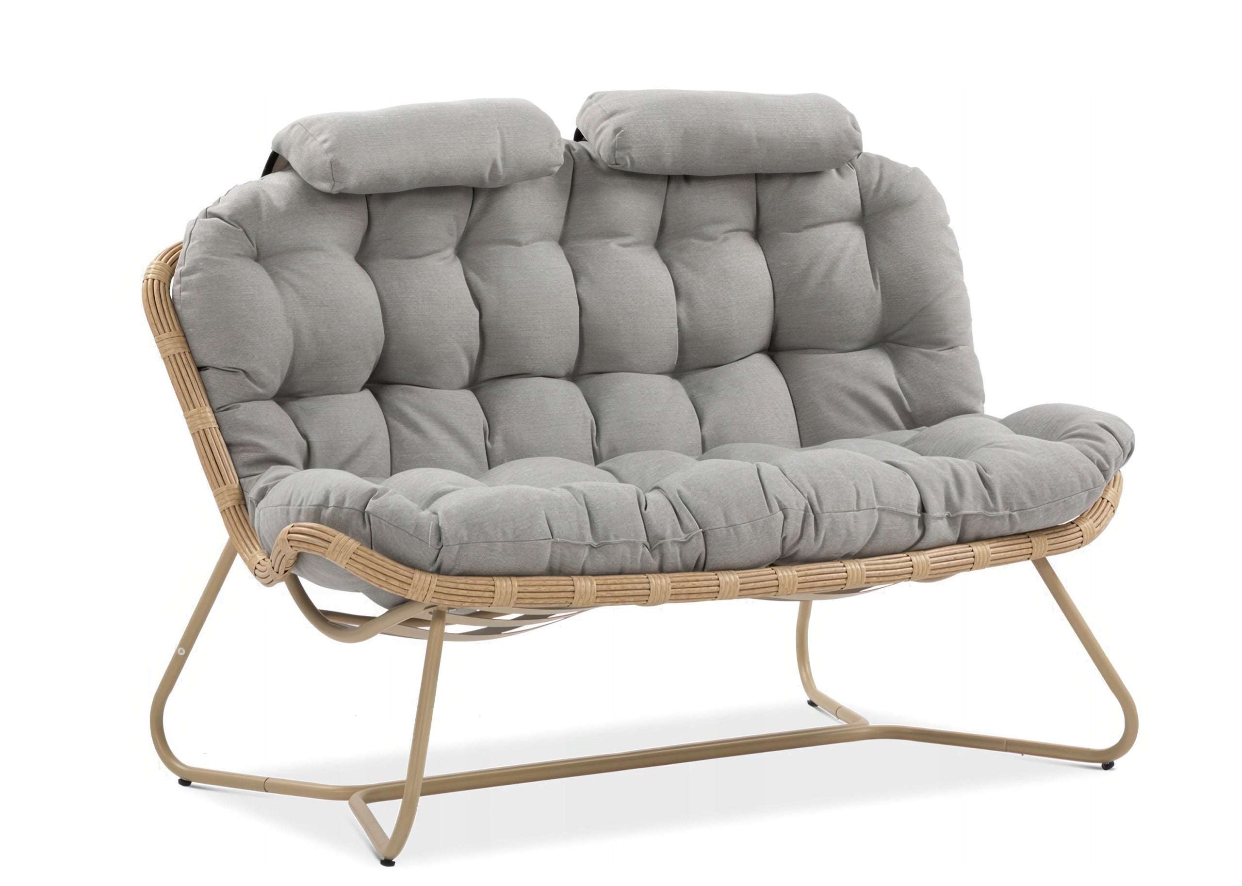 Set of Garden Furniture RODOS Sofa 2xFotel 2xCoffee Table for Terrace Garden Main material metal