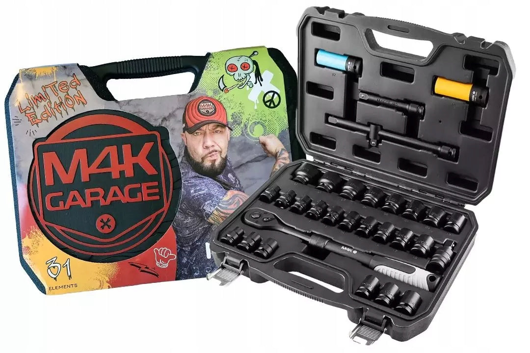 Set of Impact Socket Wrenches 31 el. - Impact Caps NEO TOOLS M4K Number of items in the set 31