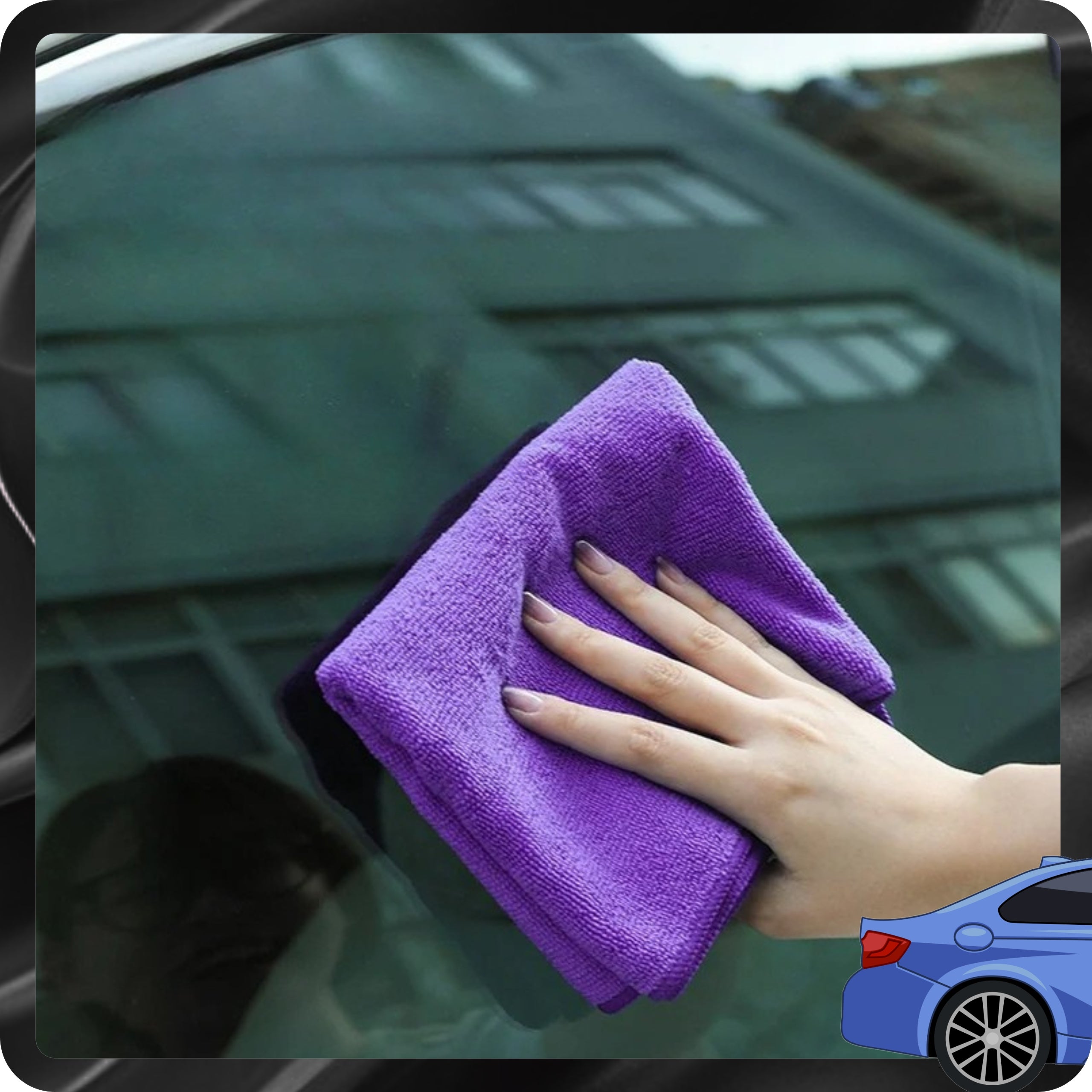 Set of Microfiber BLEND BROTHERS Blankie 5pcs 300gsm Purple Universal Manufacturer Blend Brothers