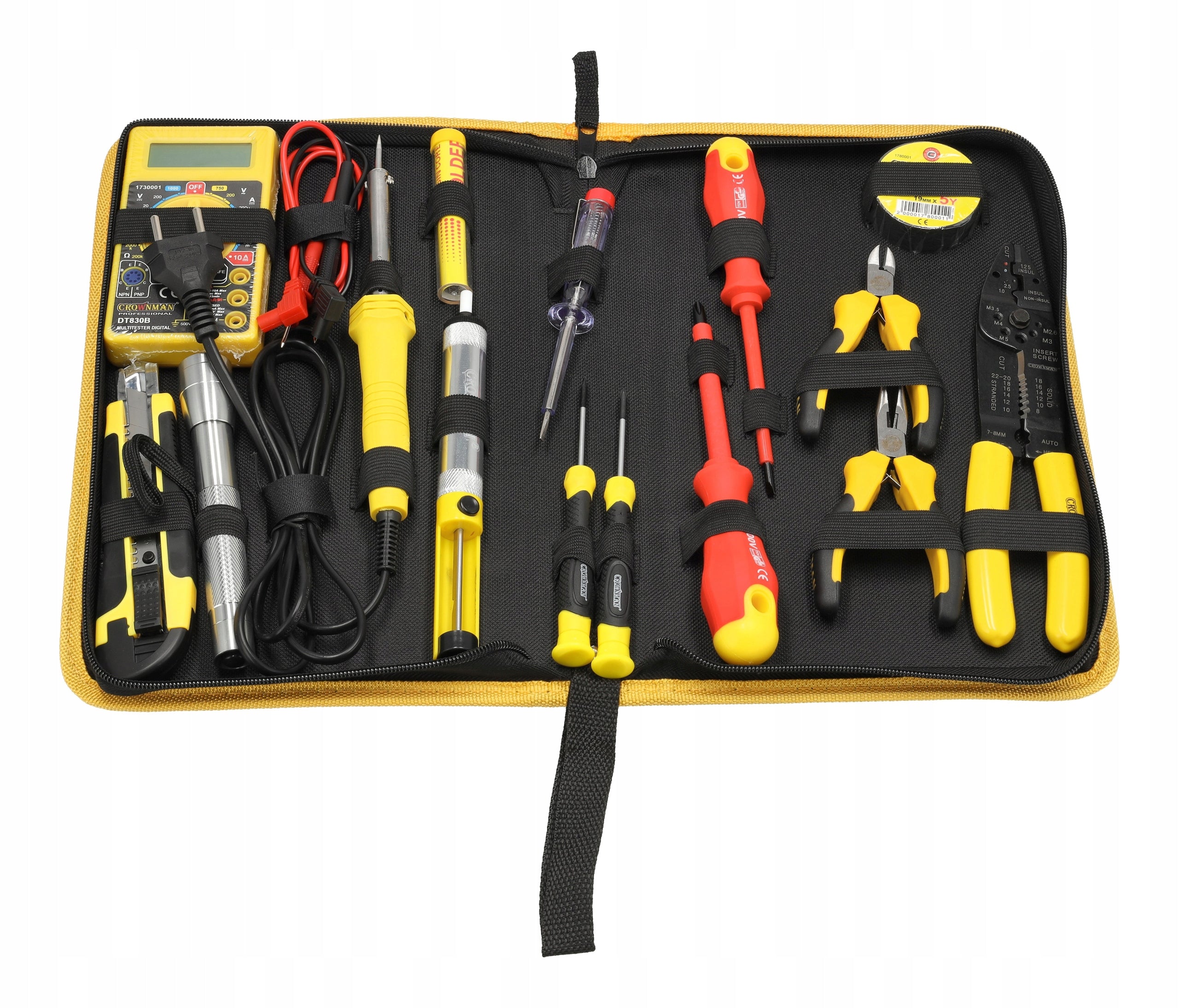 Set of Multi-Functional Universal Tools for Electrician 15 Pieces Manufacturer code Zestaw Narzędzi Wielofunkcyjnych 15 sztuk