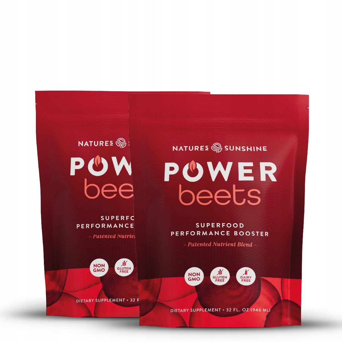 Set of NSP 2 x POWER BEETS Nature's Sunshine (2 x 210 g) beet power