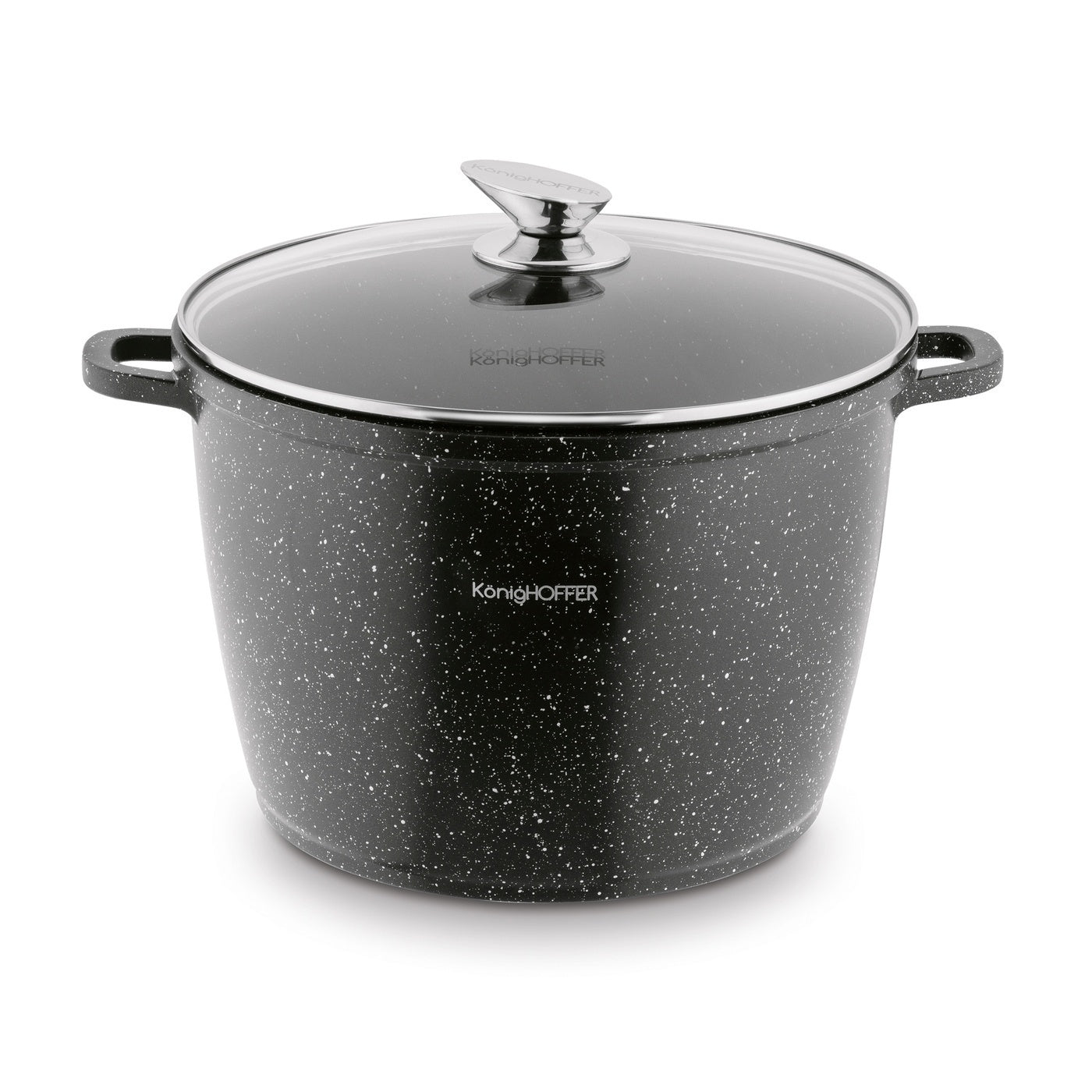 Set of PAN POTS with Lids LARGE + Pads Konighoffer Pollo 16el Material aluminum