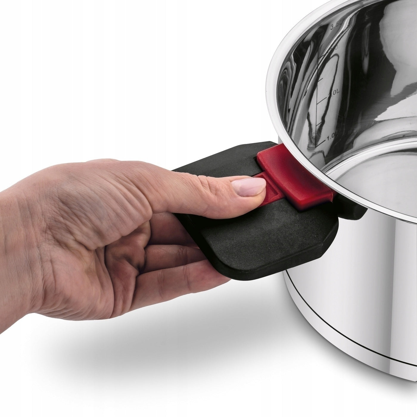 Set of POTS INDUCTION Folding Handles Kitchen Scoops Tadar Evocook 11el Coating type steel