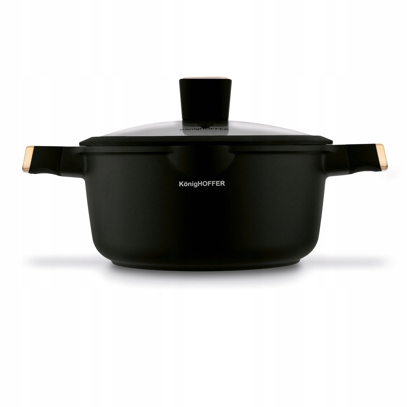 Set of POTS INDUCTION PAN Konighoffer Black Rose 10el 16/20/24/28cm Coating type non-stick