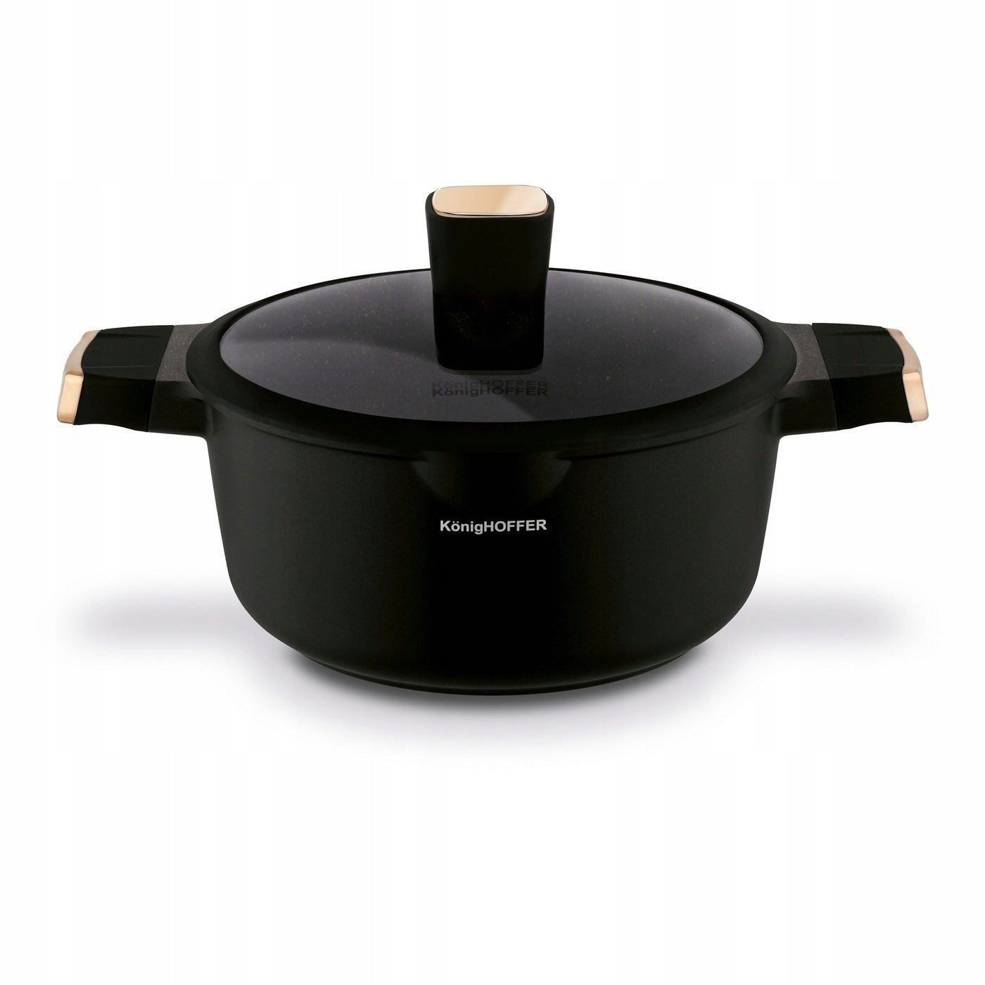 Set of POTS INDUCTION PAN Konighoffer Black Rose 10el 16/20/24/28cm Color black