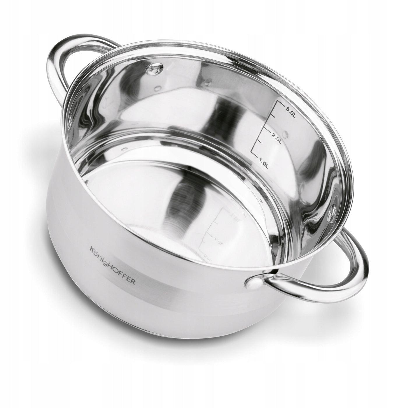 Set of POTS Induction LID Steel Konighoffer Faro 8 el 16/18/20/24 Coating type steel