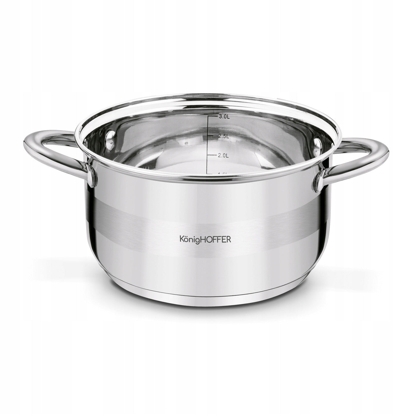 Set of POTS Induction LID Steel Konighoffer Faro 8 el 16/18/20/24 Material stainless steel