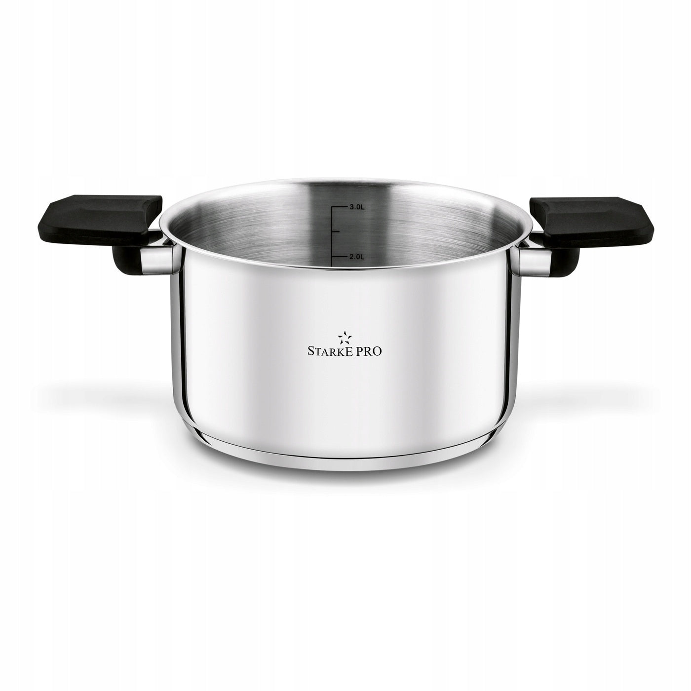 Set of POTS Induction STEEL Gas Lid Starke Pro Creativ 16/18/20/24 Brand Starke Pro