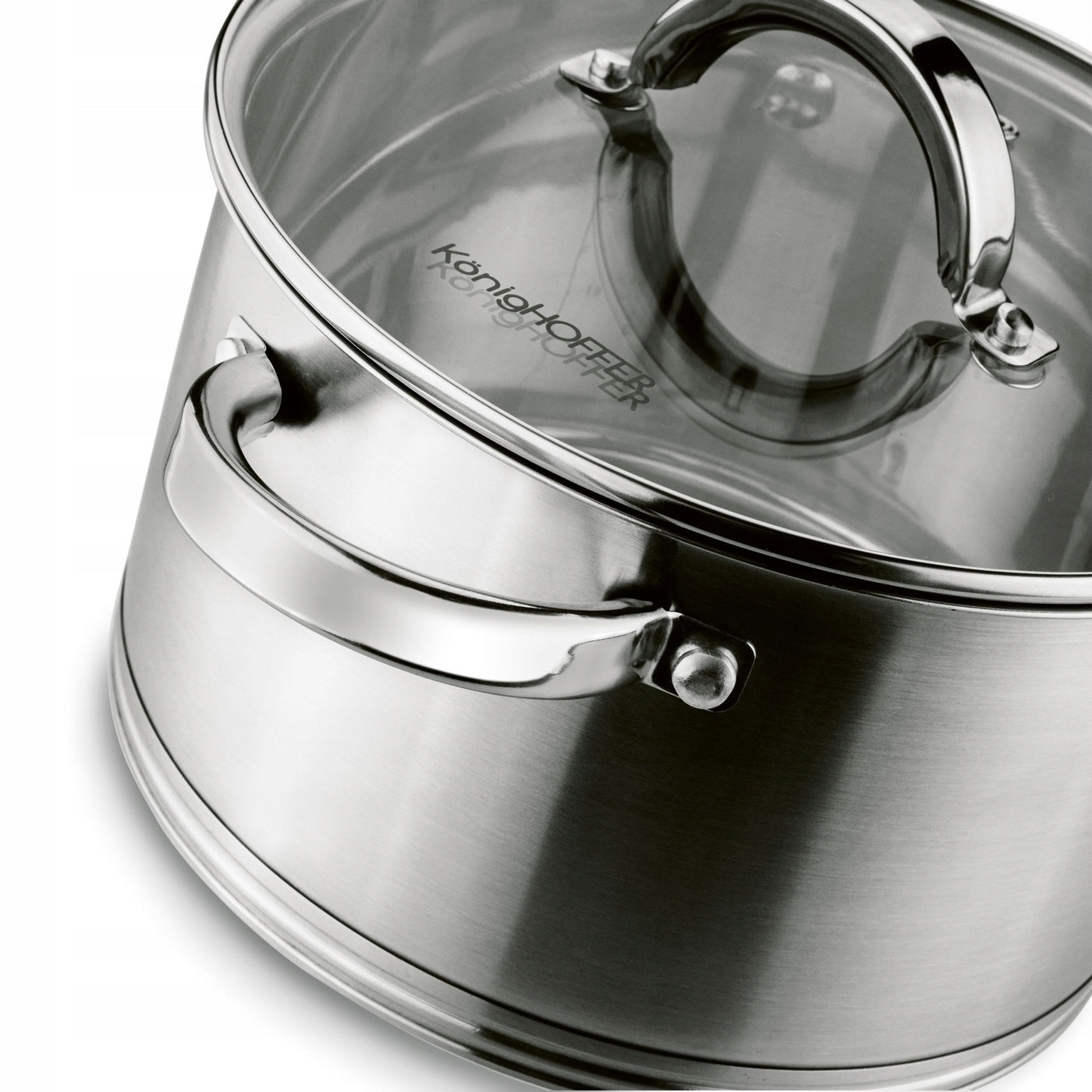 Set of POTS Induction Steel Lid Konighoffer Petra 8 el 16/18/20/24 Number of items in the set 8
