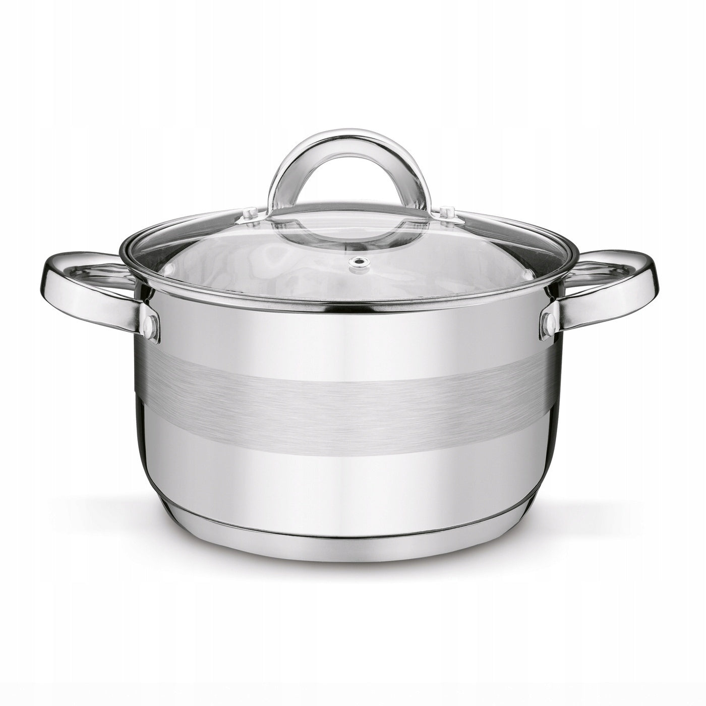 Set of POTS + PAN Rondel INDUCTION Gas with LIDS Tadar Roger 12el Color silver
