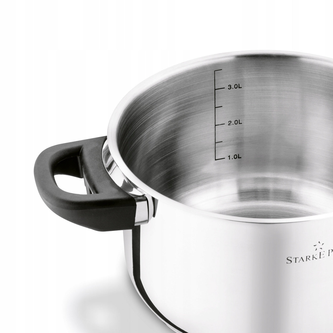 Set of POTS induction LID STEEL set GAS Starke Pro Sante 8 el Additional information dishwasher safe suitable for ceramic cooker suitable for electric cooker suitable for gas cooker suitable for induction cooker heat-resistant handles cover included