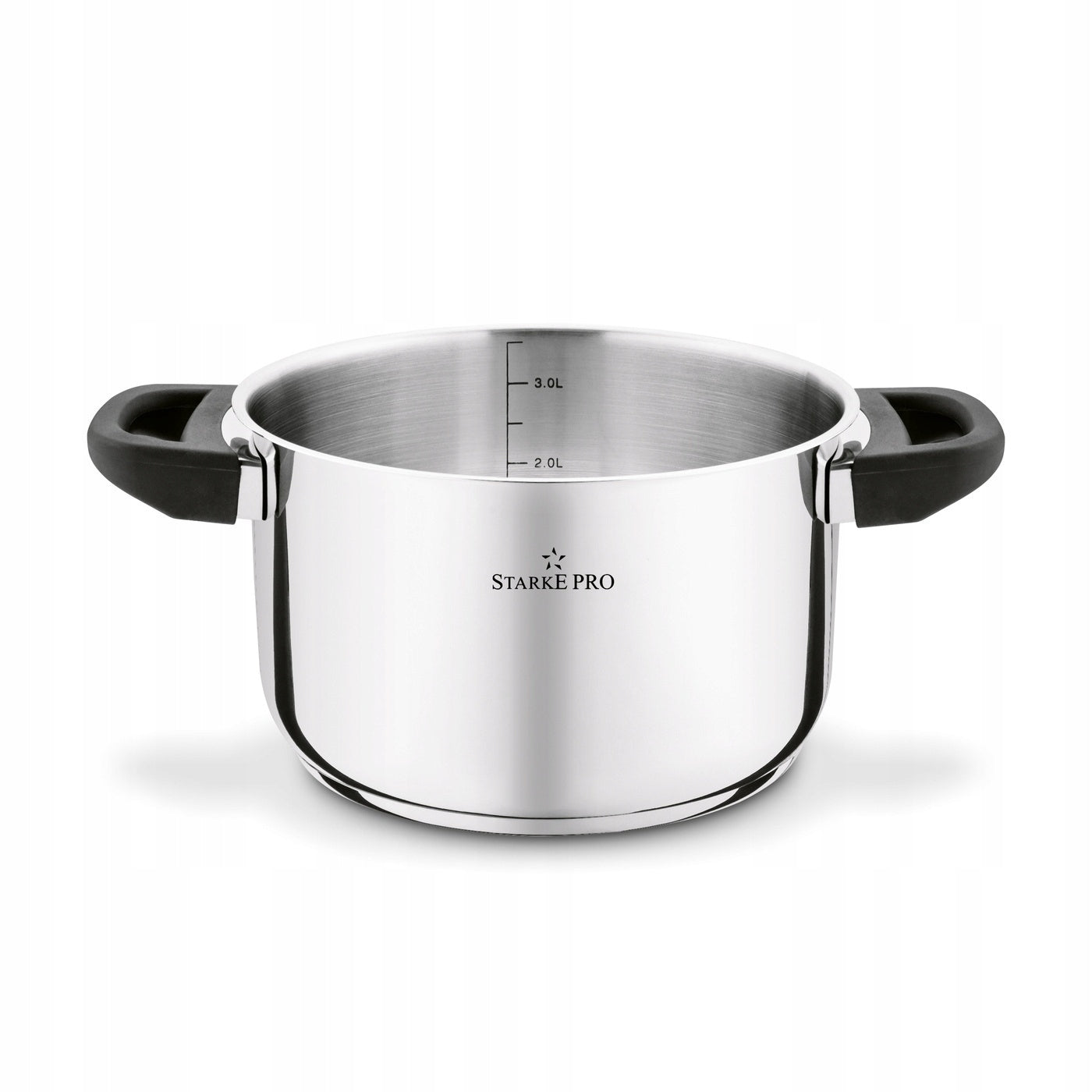 Set of POTS induction LID STEEL set GAS Starke Pro Sante 8 el Brand Starke Pro
