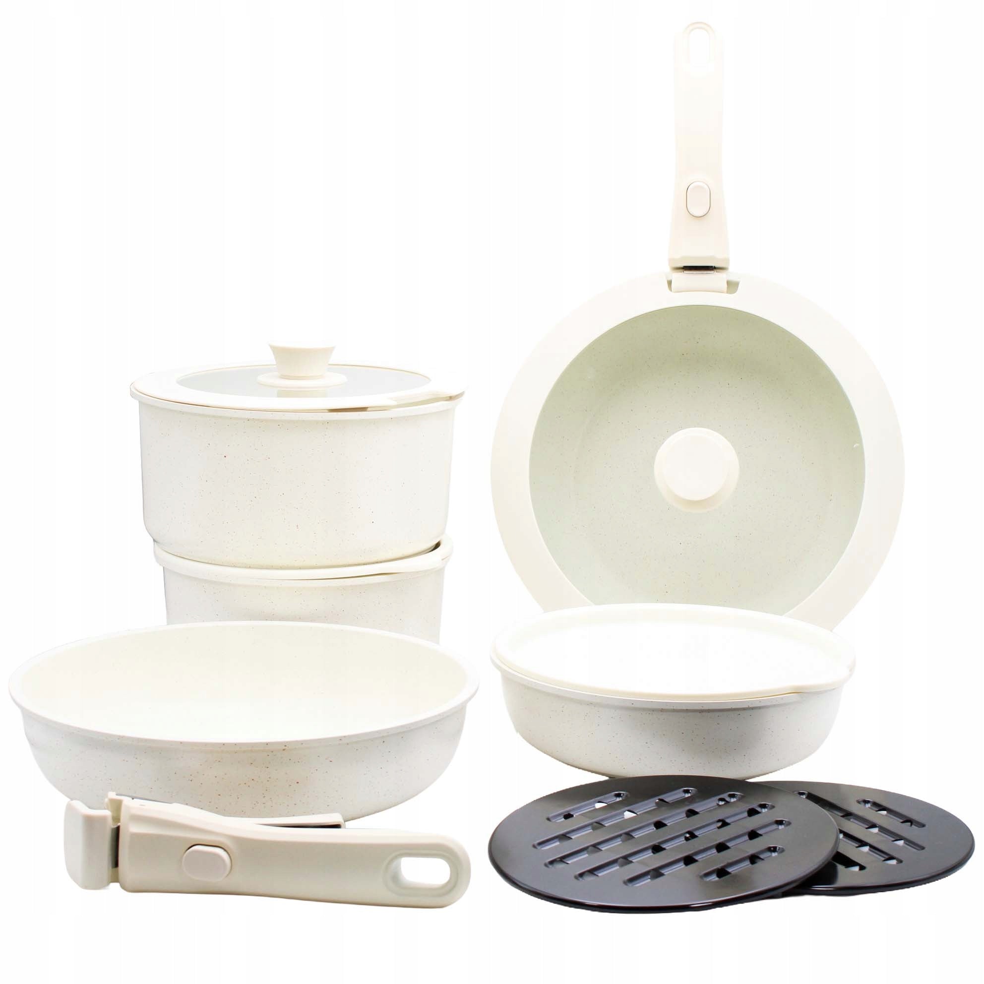 Set of Pan Pots with Covers 13el