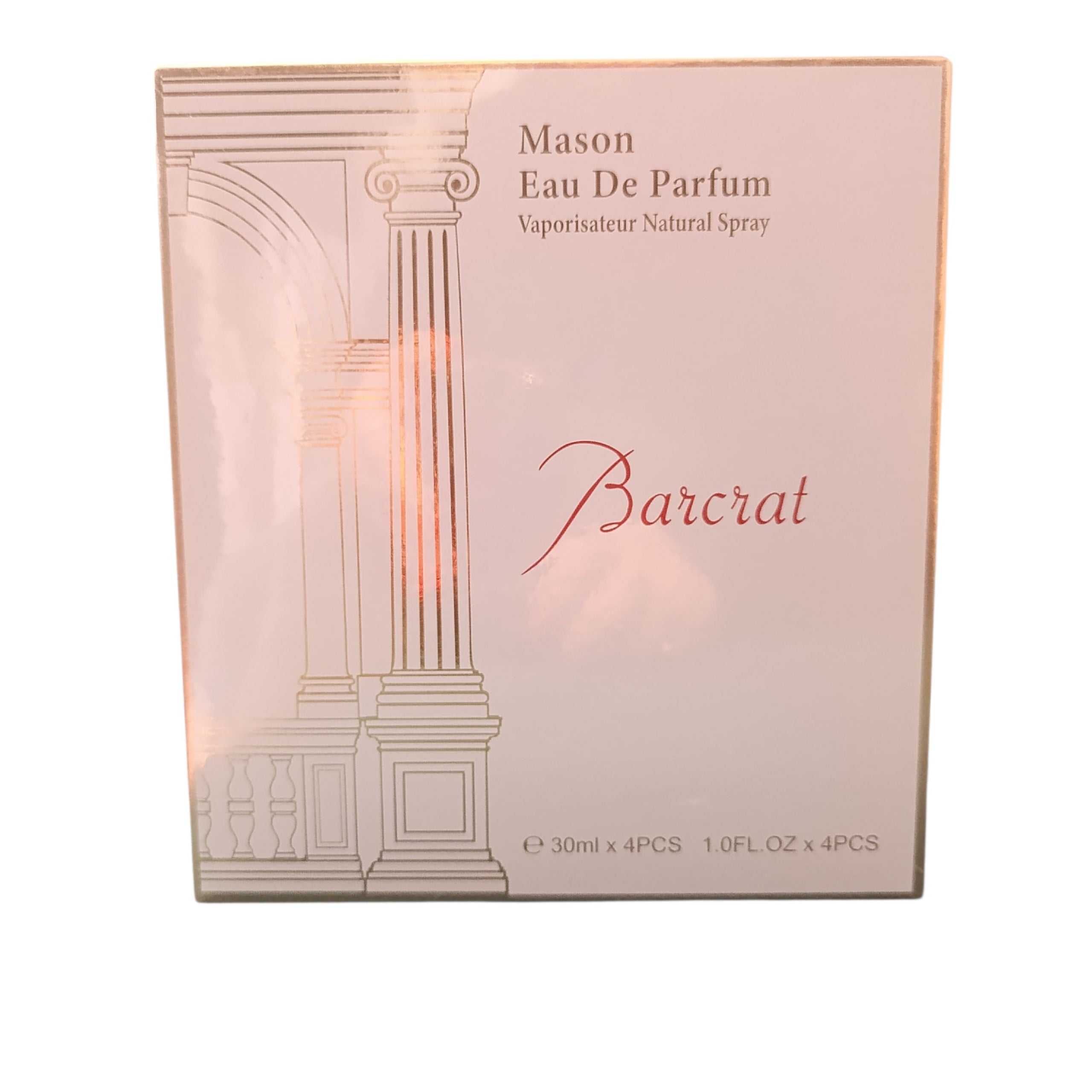Set of Perfumes 4 x 30 ml l Perfumed Water Barcrat Manufacturer code B978