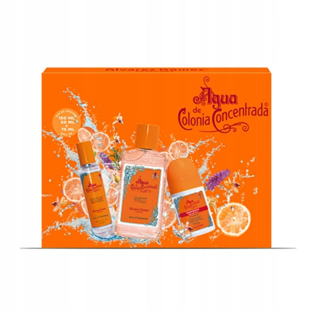 Set of Perfumes Unisex Alvarez Gomez Orange EDC Agua de Colonia Concentrada 3