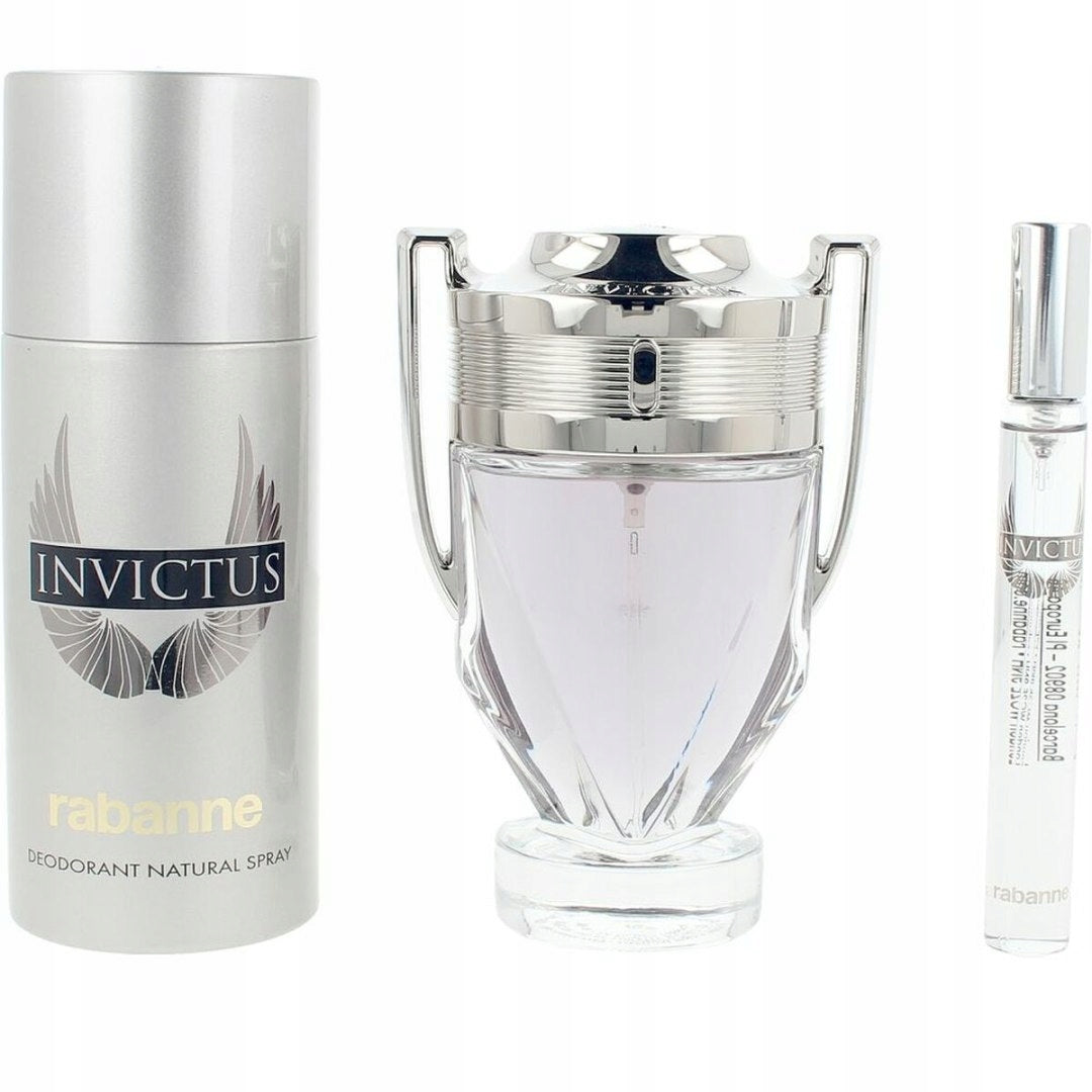 Set of Perfumes for Men Paco Rabanne INVICTUS