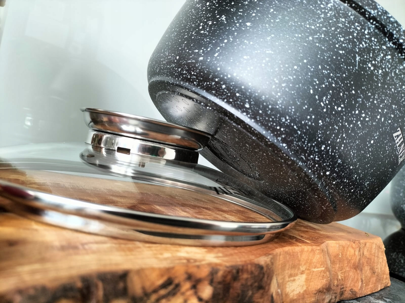 Set of Pots Zilner Premium Aluminium Marble Coating 12EL ZL-8526 Black Number of items in the set 12