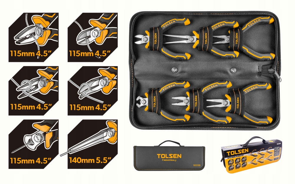 Set of Precision Tolsen Mini Tolsen PRO 6 pcs. + Bag Packaging status original