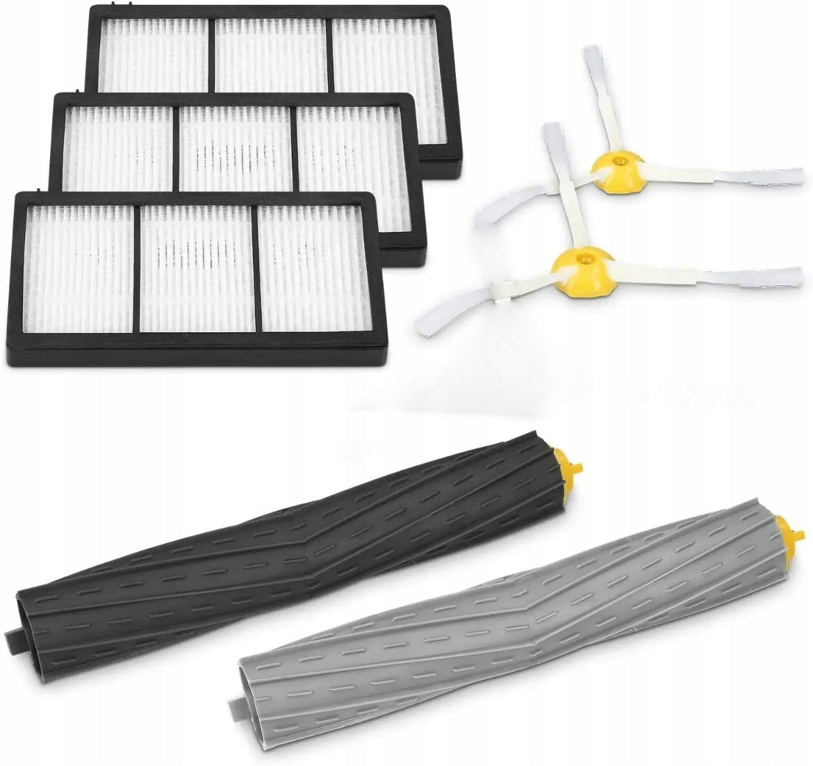 Set of Rubber Rollers and Filters Vacuum Cleaner Roomba Series 900/800 Manufacturer code Zestaw Wałków Gumowych I Filtrów 900/800