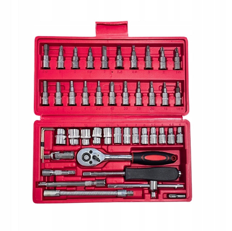 Set of Socket Wrench Tools Torx 46 Elements Large Set + FREEBIE EAN (GTIN) 5902629872844