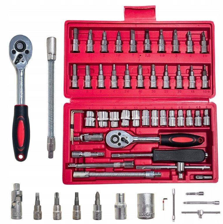 Set of Socket Wrench Tools Torx 46 Elements Large Set + FREEBIE