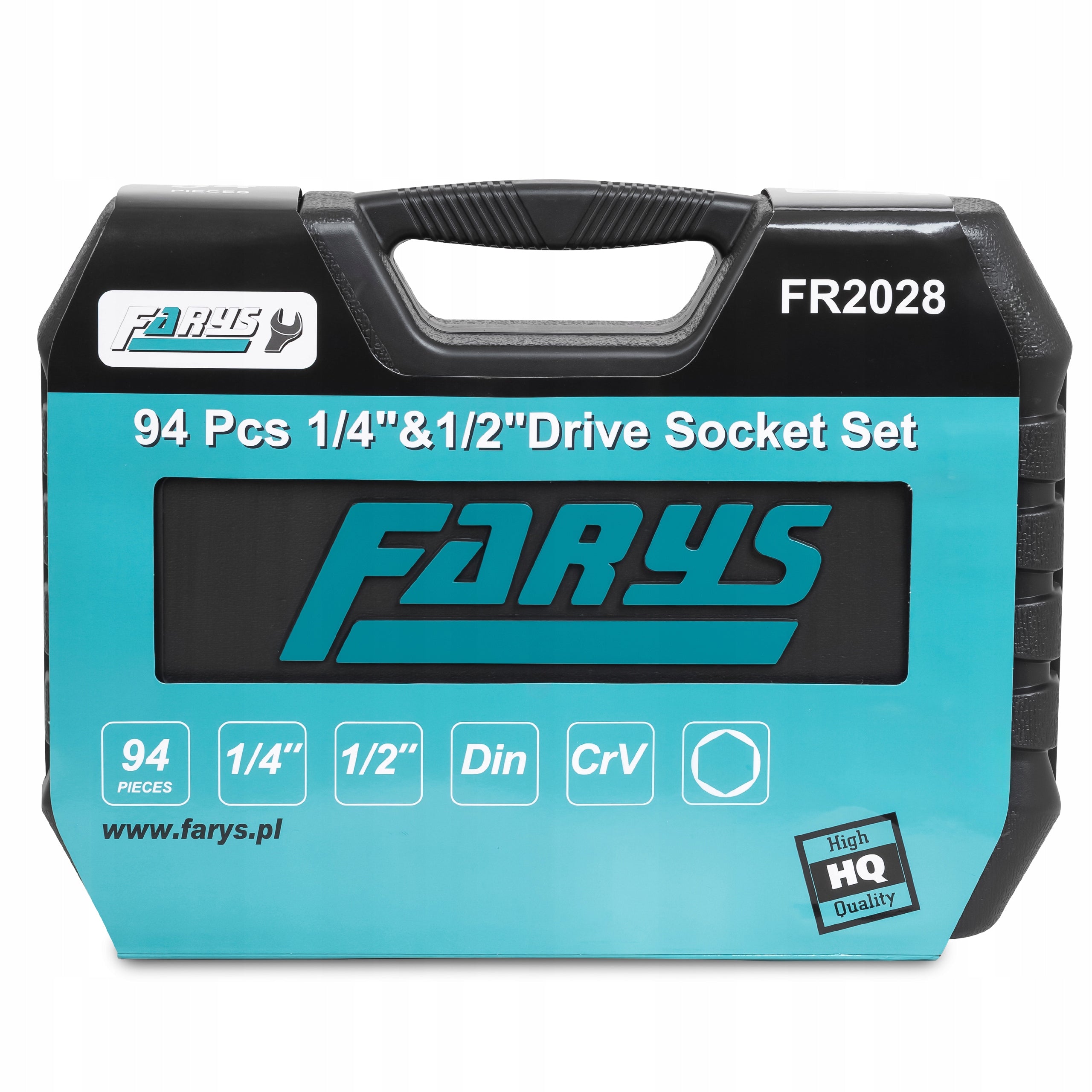Set of Socket Wrenches 1/2 1/4 Rattles Bits Torx Imbus 94el FR2028 Number of items in the set 94