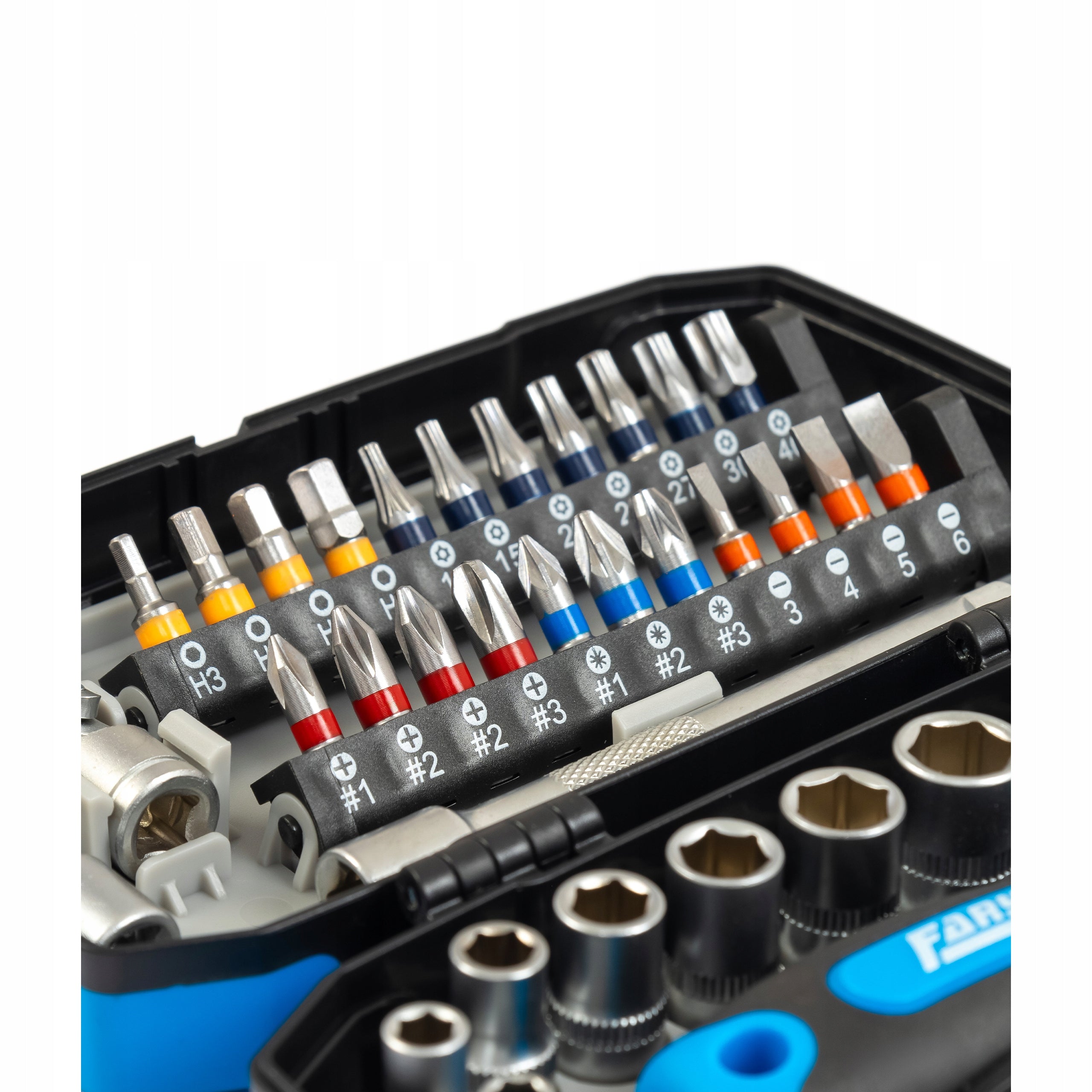 Set of Socket Wrenches Bit Sockets Ratchet 1/4" 38 pcs FR2005 EAN (GTIN) 5906492990940