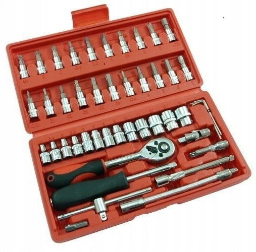 Set of Socket Wrenches Imbus Torx Ratchet 1/4 Socket Tools 46 el.