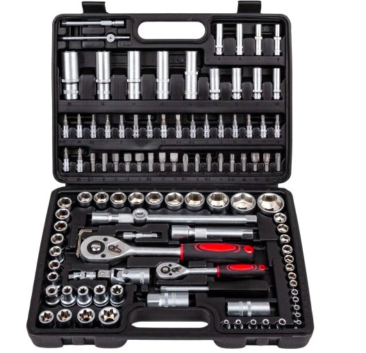 Set of Socket Wrenches Tools 108 Elements In Torx Suitcase