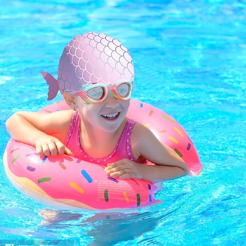 Set of Swimming Glasses for Children Cap Kind for kids