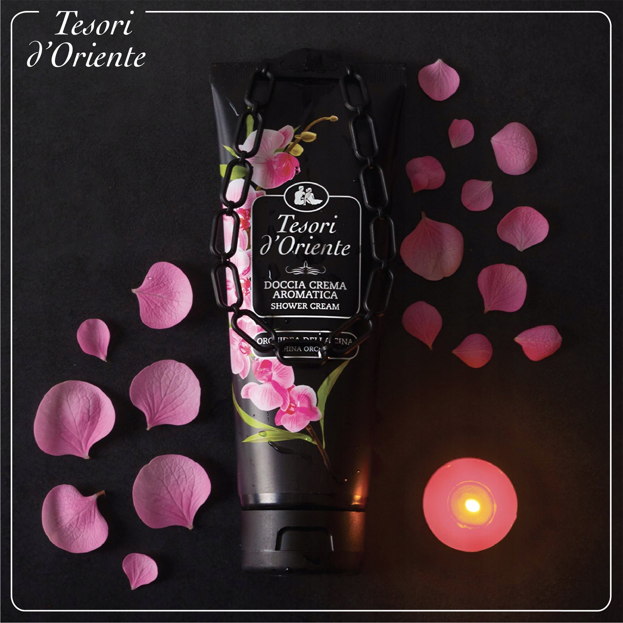 Set of Tesori d'Oriente China Orchid Perfume Deodorant Shower Gel Packaging status original