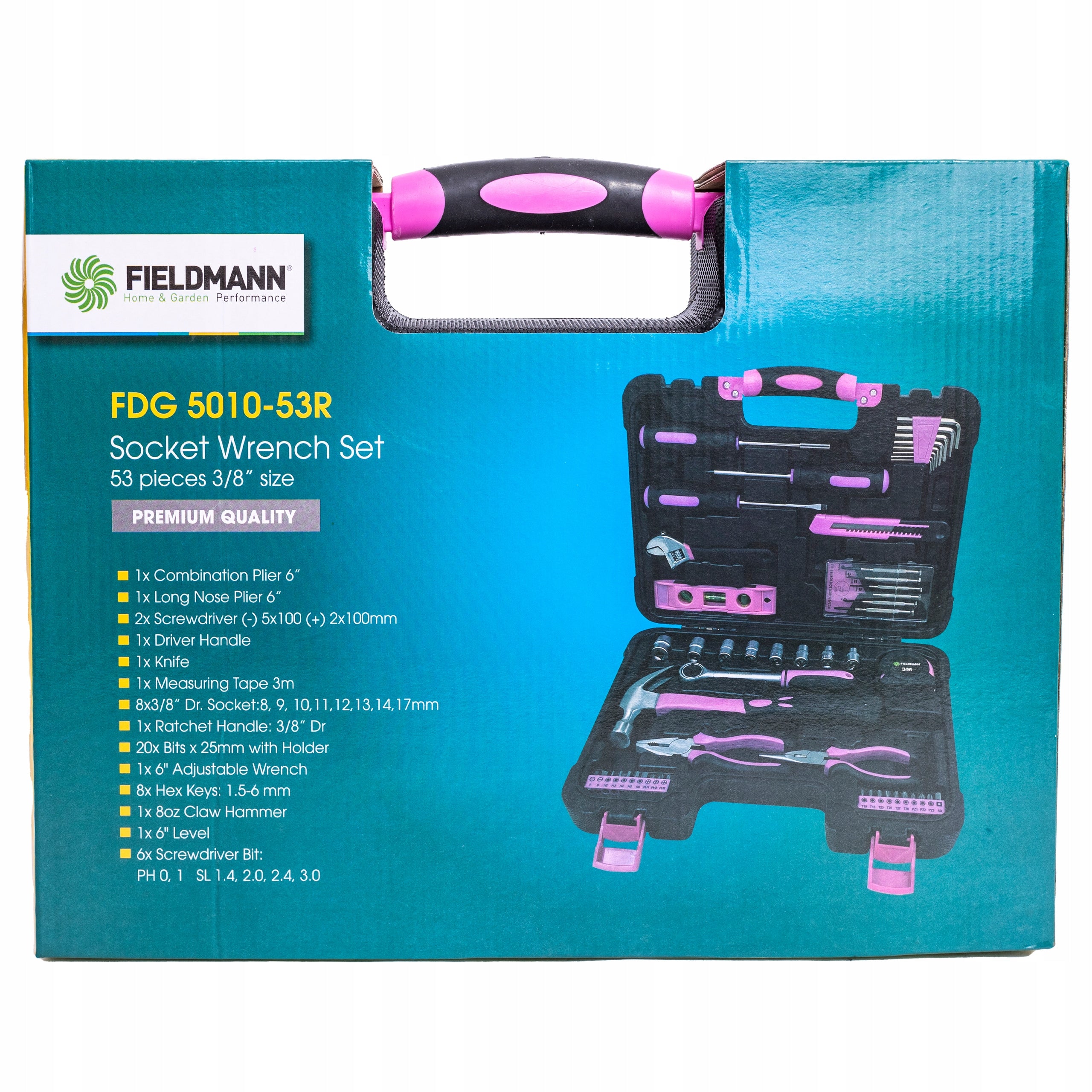Set of Tools for Women Fieldmann FDG 5010-53R 53 Bit Elements Caps Manufacturer code FDG 5010-53R