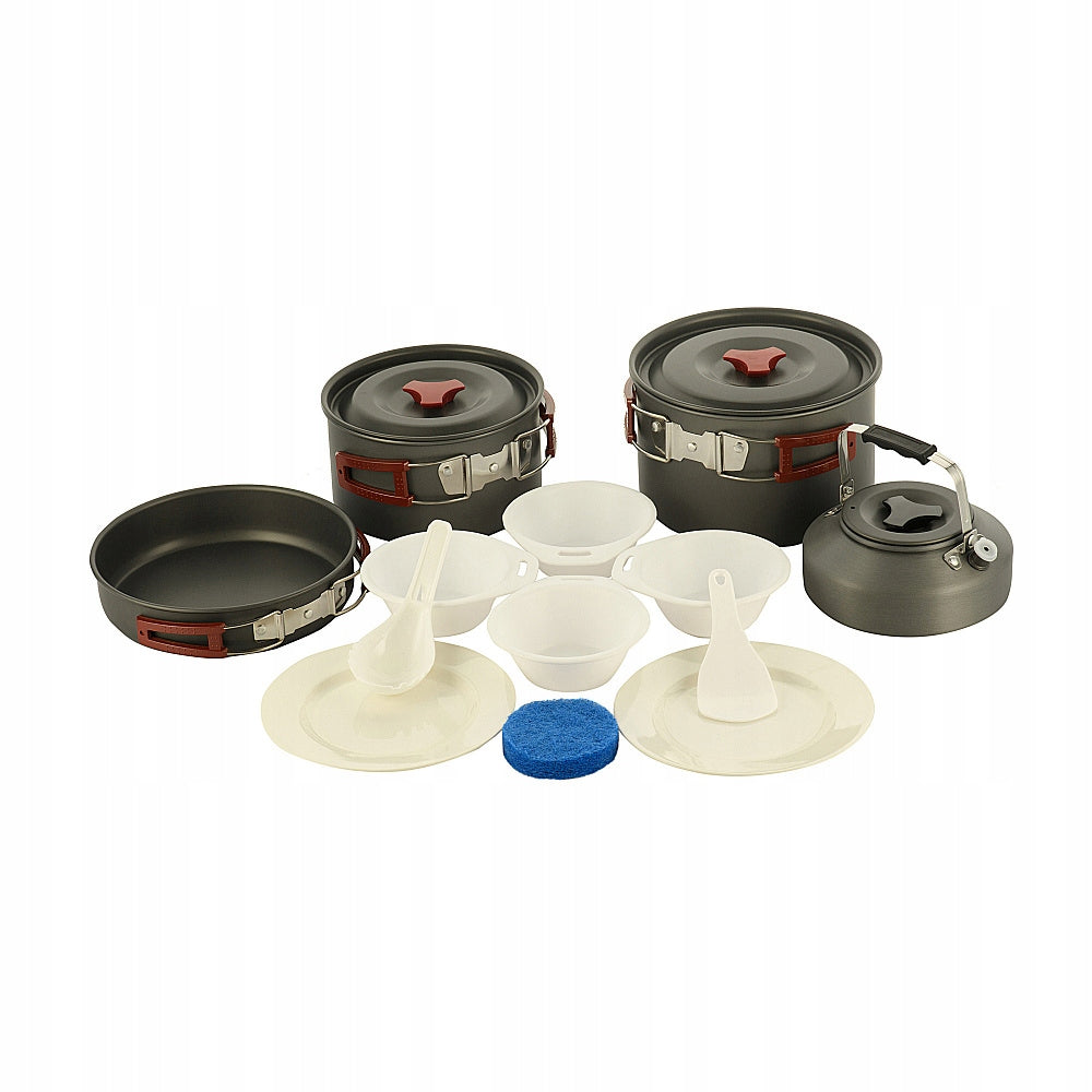 Set of Tourist Dishes 4-5 people POT PAN RONDEL KETTLE M-Tac